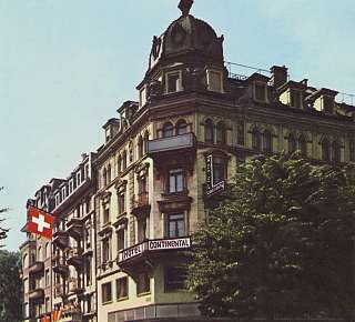 Hotel Continental Park damals in Luzern