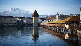 Luzern und Kapellbrücke