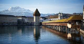 Luzern und Kapellbrücke