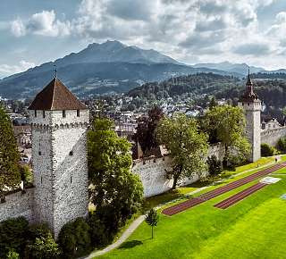 Biking in Lucerne