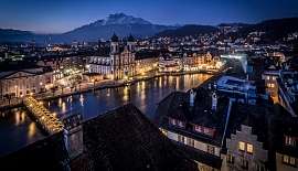 Atmosfera invernale a Lucerna