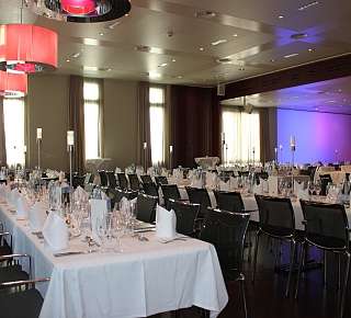 Banquet Rooms Montebello and Sasso Corbaro in the Hotel Continental Park