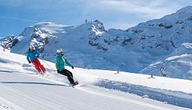 Skifahrer Titlis