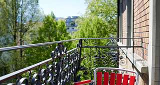 Zimmer mit Balkon Stadtpark